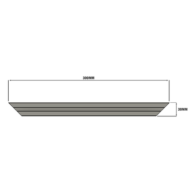 40-33030-3 MODULAR SOLUTIONS PROFILE 30 SERIES 30MM X 30MM DIAGONAL BRACE CUT AT A 45 DEG ANGLE, 300MM